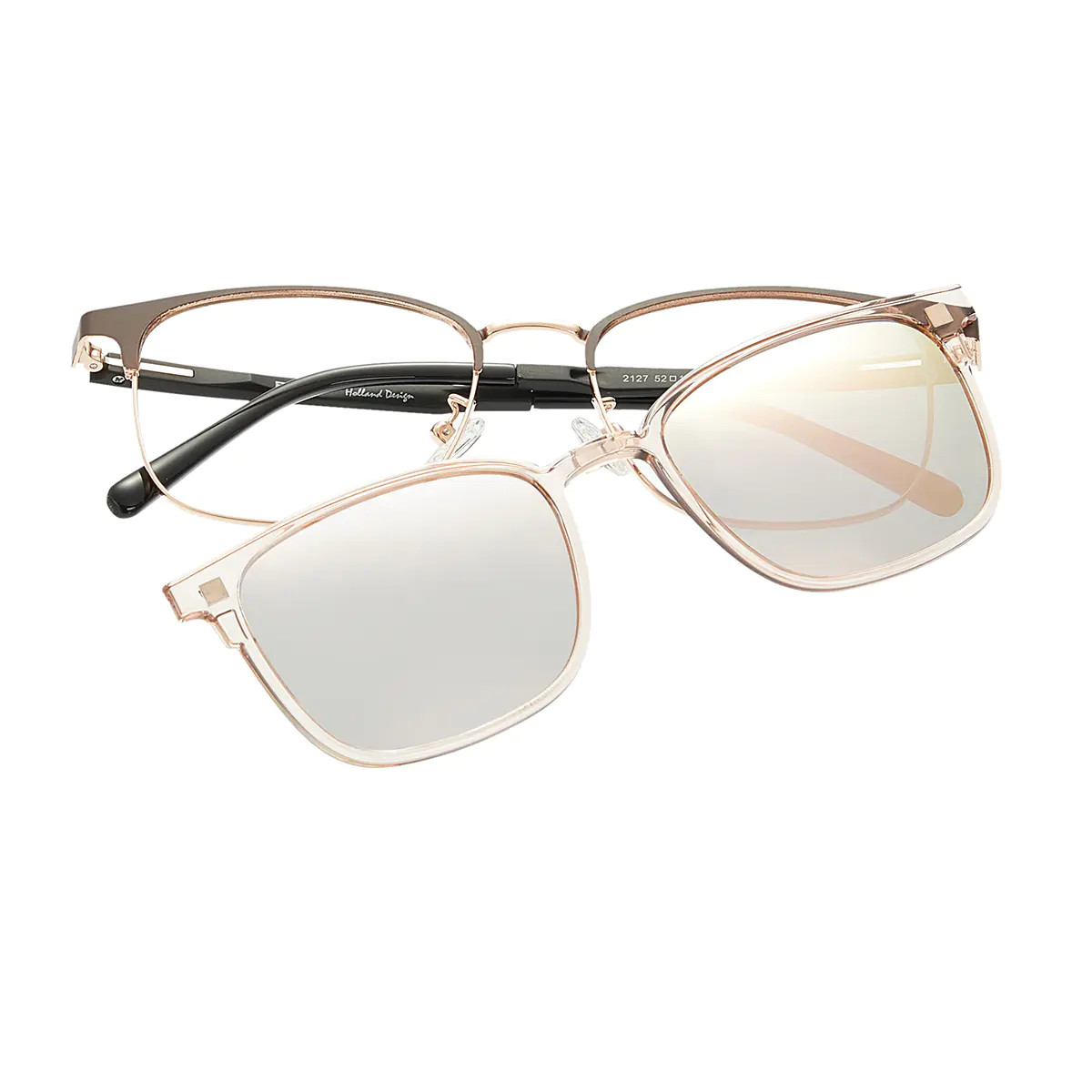 Square Rose Gold Eyeglasses