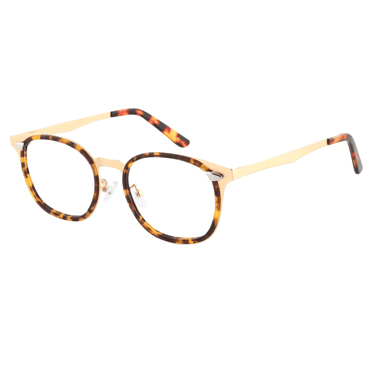 Oval Tortoiseshell/Gold Eyeglasses