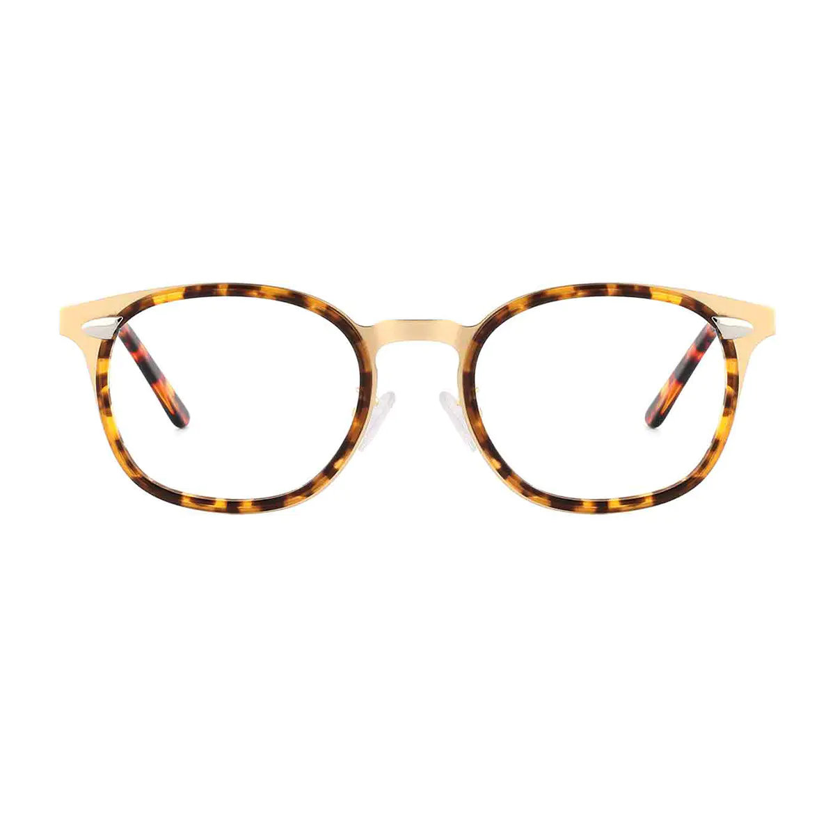 Oval Tortoiseshell/Gold Eyeglasses