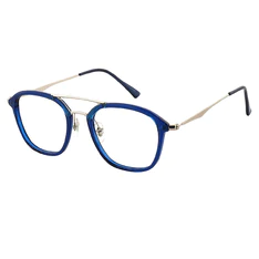 Aviator Blue Eyeglasses