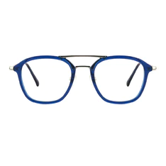 Aviator Blue Eyeglasses