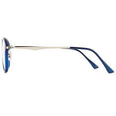 Aviator Blue Eyeglasses