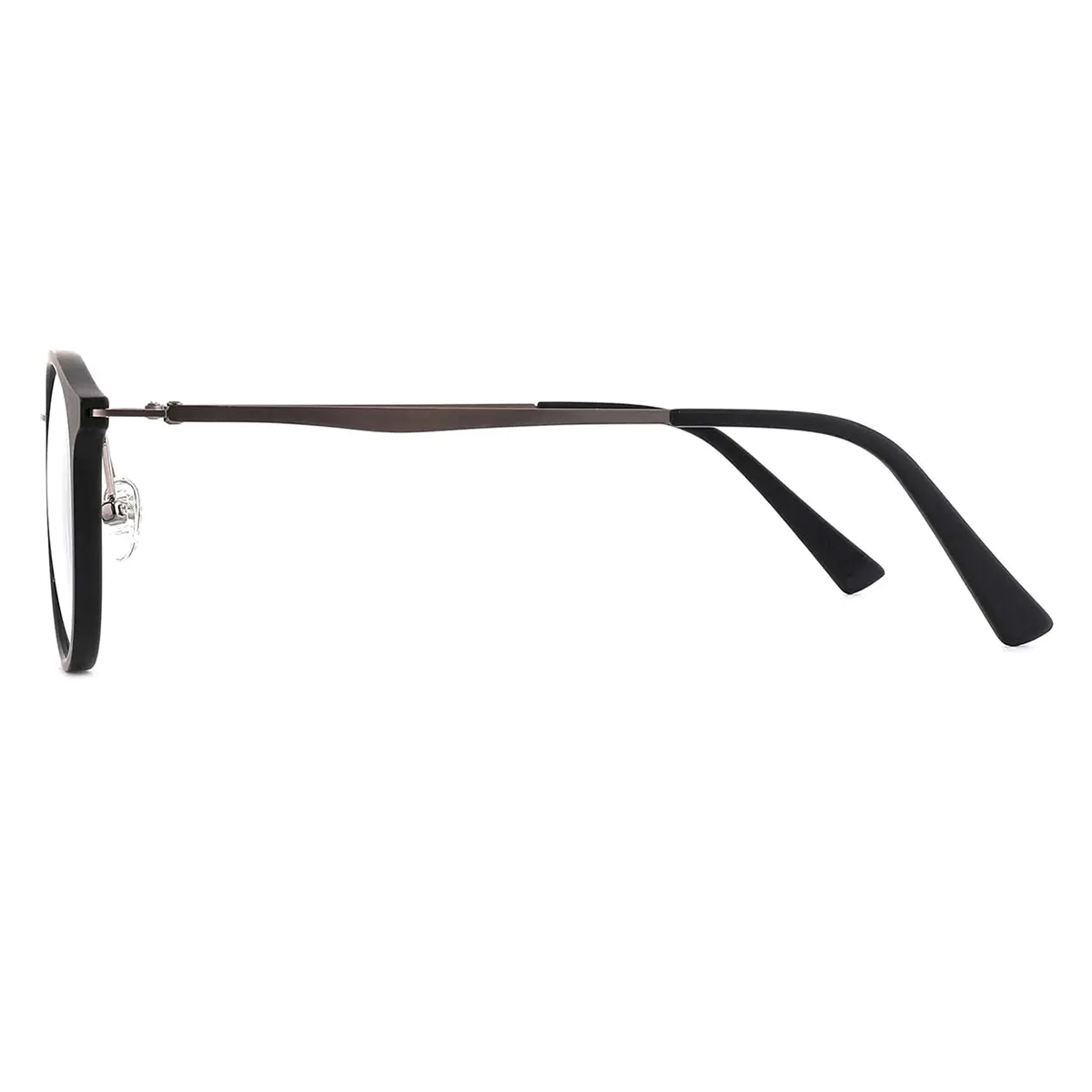 Oval Black Eyeglasses