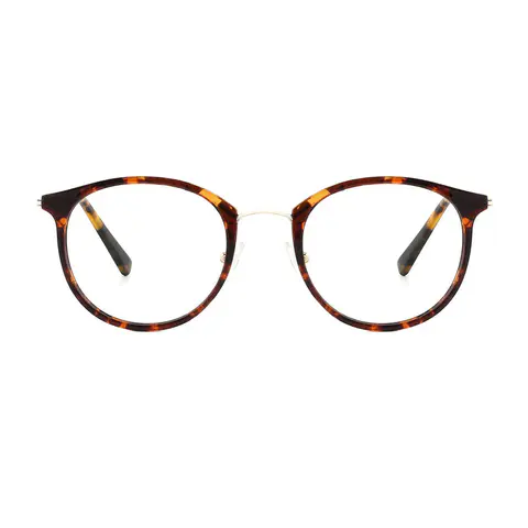 Oval Tortoiseshell Eyeglasses