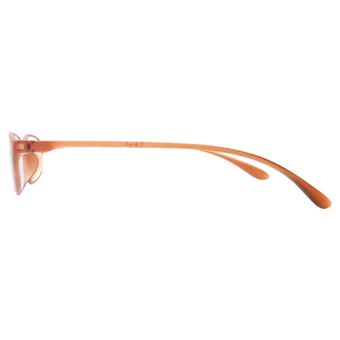 Rectangle Orange Reading Glasses