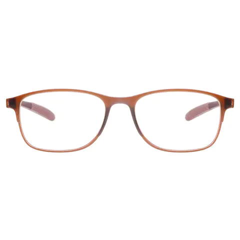 Rectangle Brown Reading Glasses
