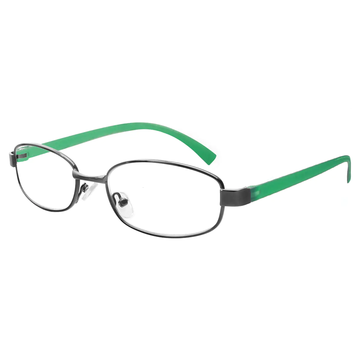 Round Green Reading Glasses