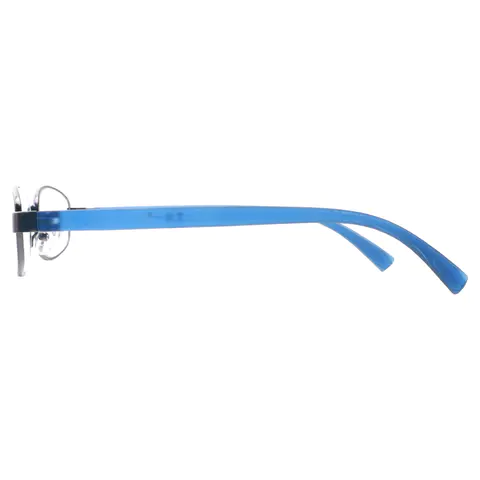 Round Blue Reading Glasses