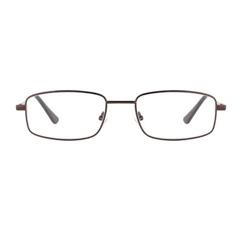 Rectangle Brown Reading Glasses