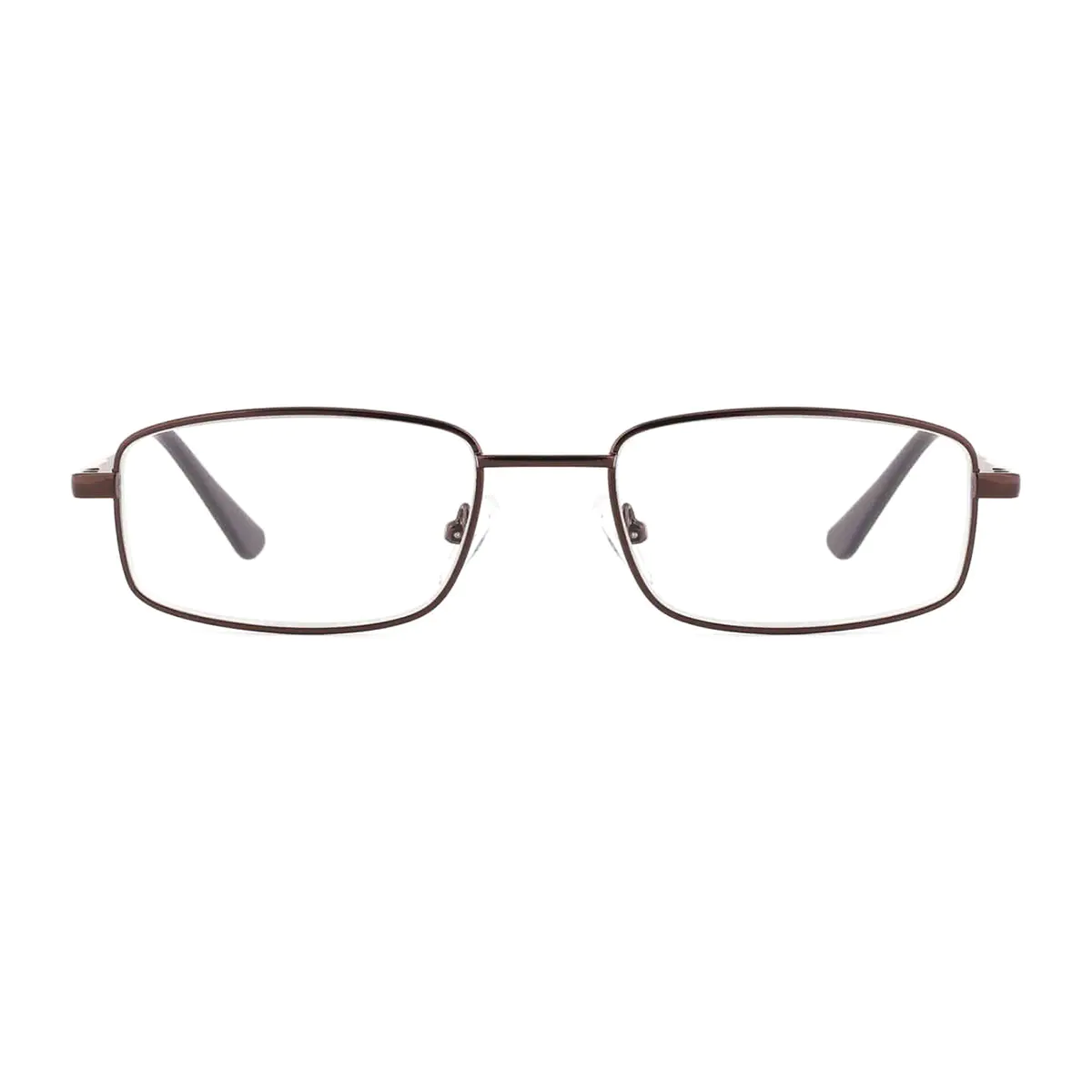 Rectangle Brown Reading Glasses