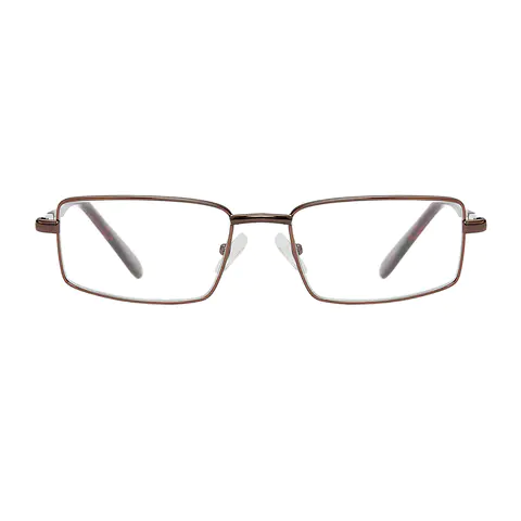 Rectangle Brown Reading Glasses
