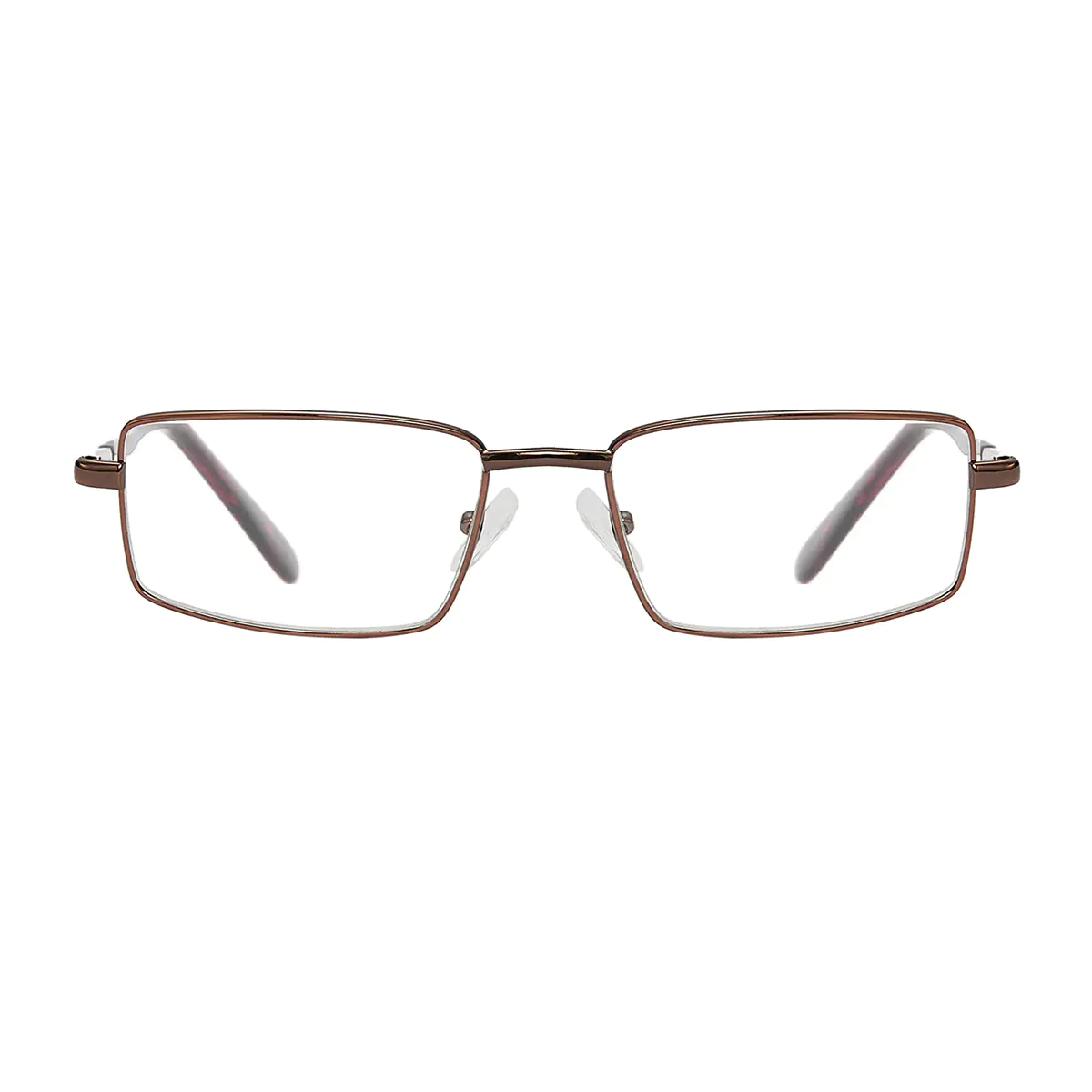 Rectangle Brown Reading Glasses
