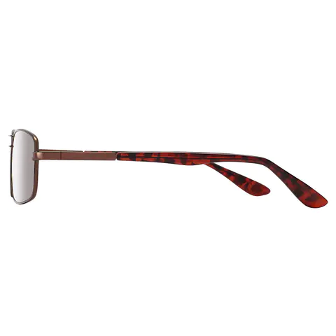 Rectangle Brown Reading Glasses