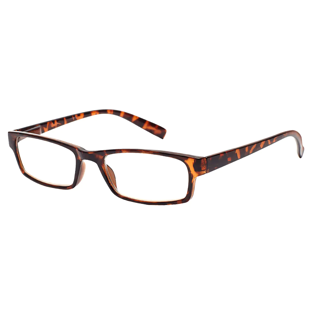 Rectangle Tortoiseshell Reading Glasses