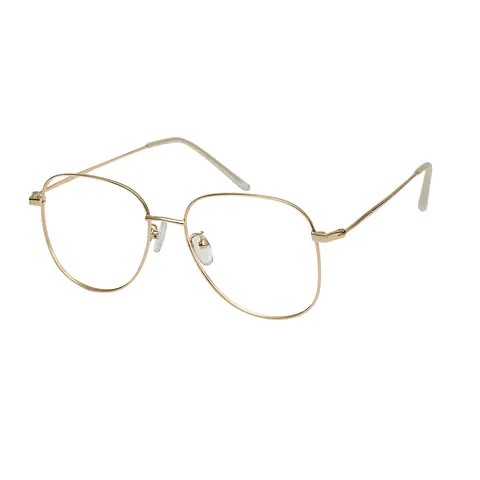 Square Gold Eyeglasses