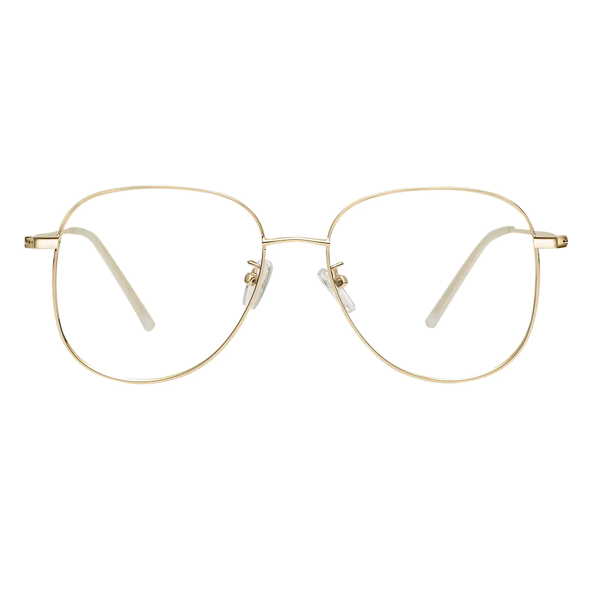 Square Gold Eyeglasses