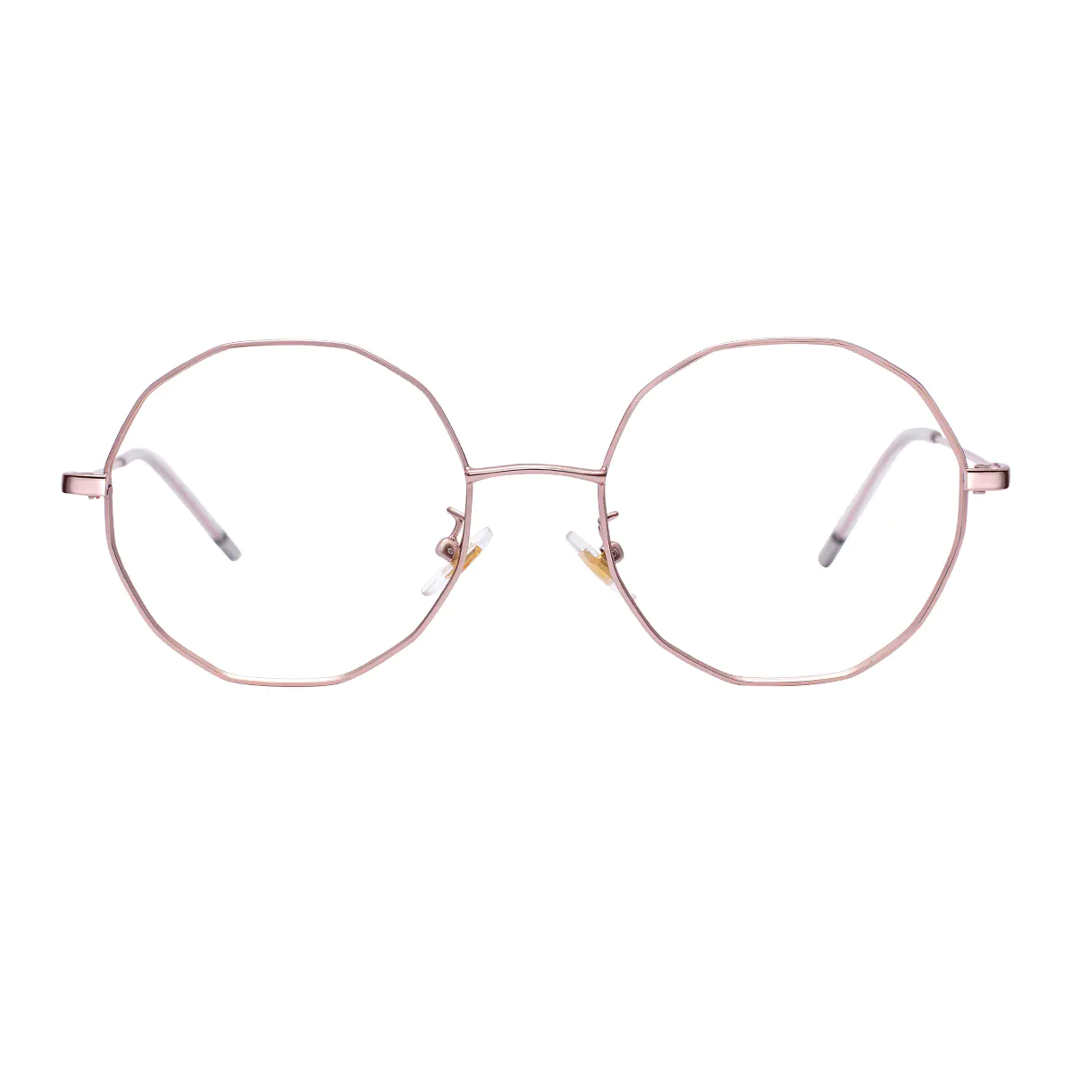 Geometric Rose Gold Eyeglasses