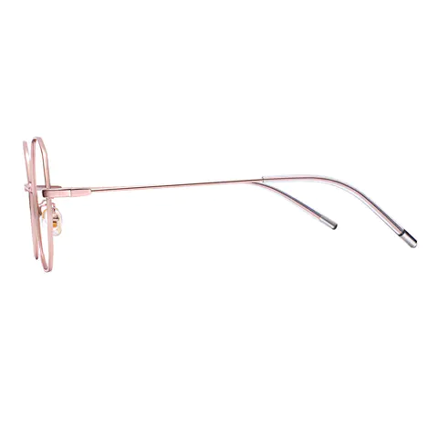 Geometric Rose Gold Eyeglasses