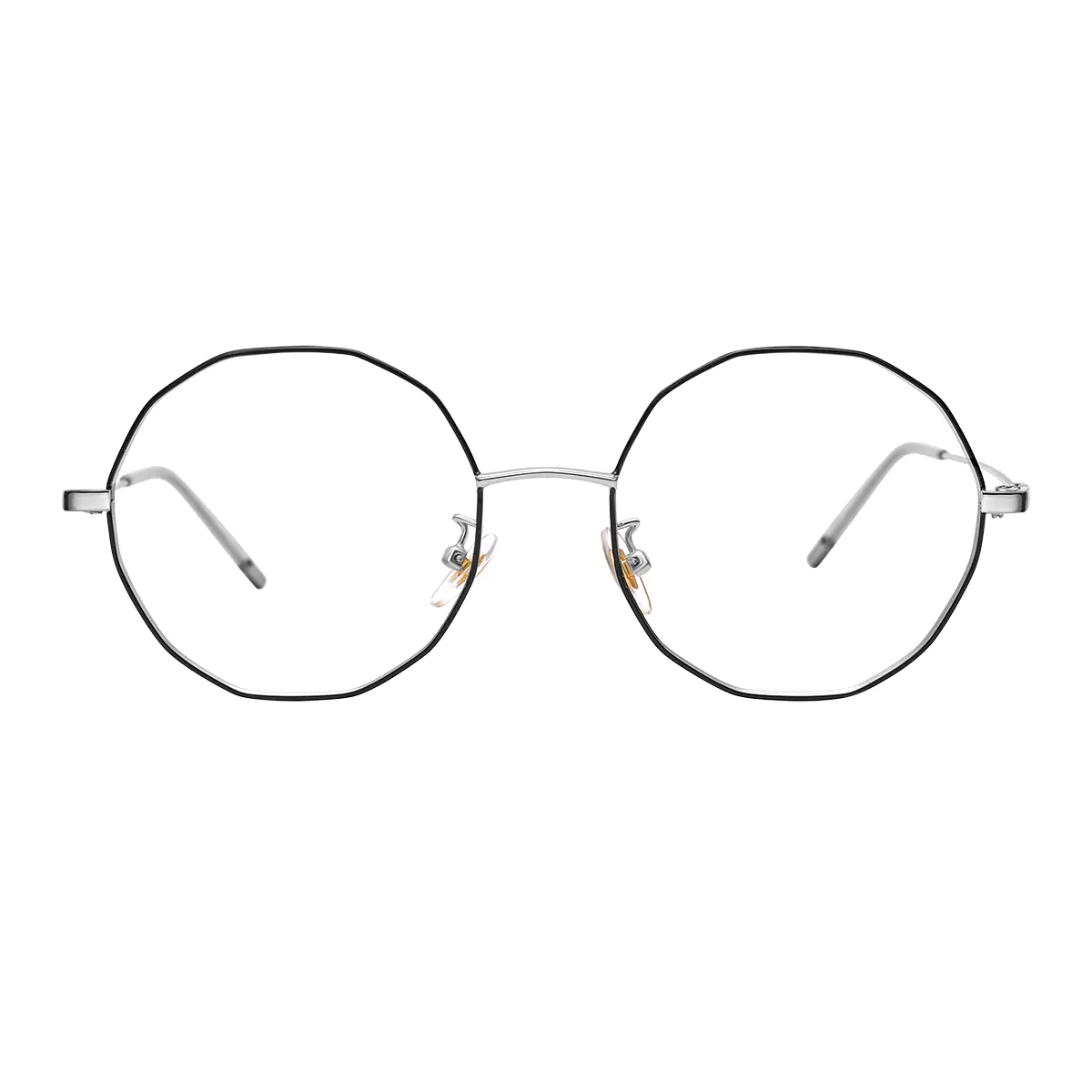 Geometric Black Eyeglasses