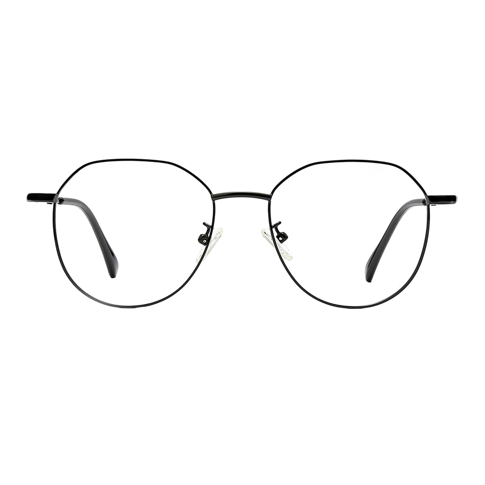 Geometric Black Eyeglasses