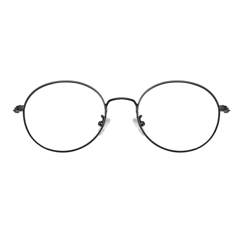 Round Black Eyeglasses