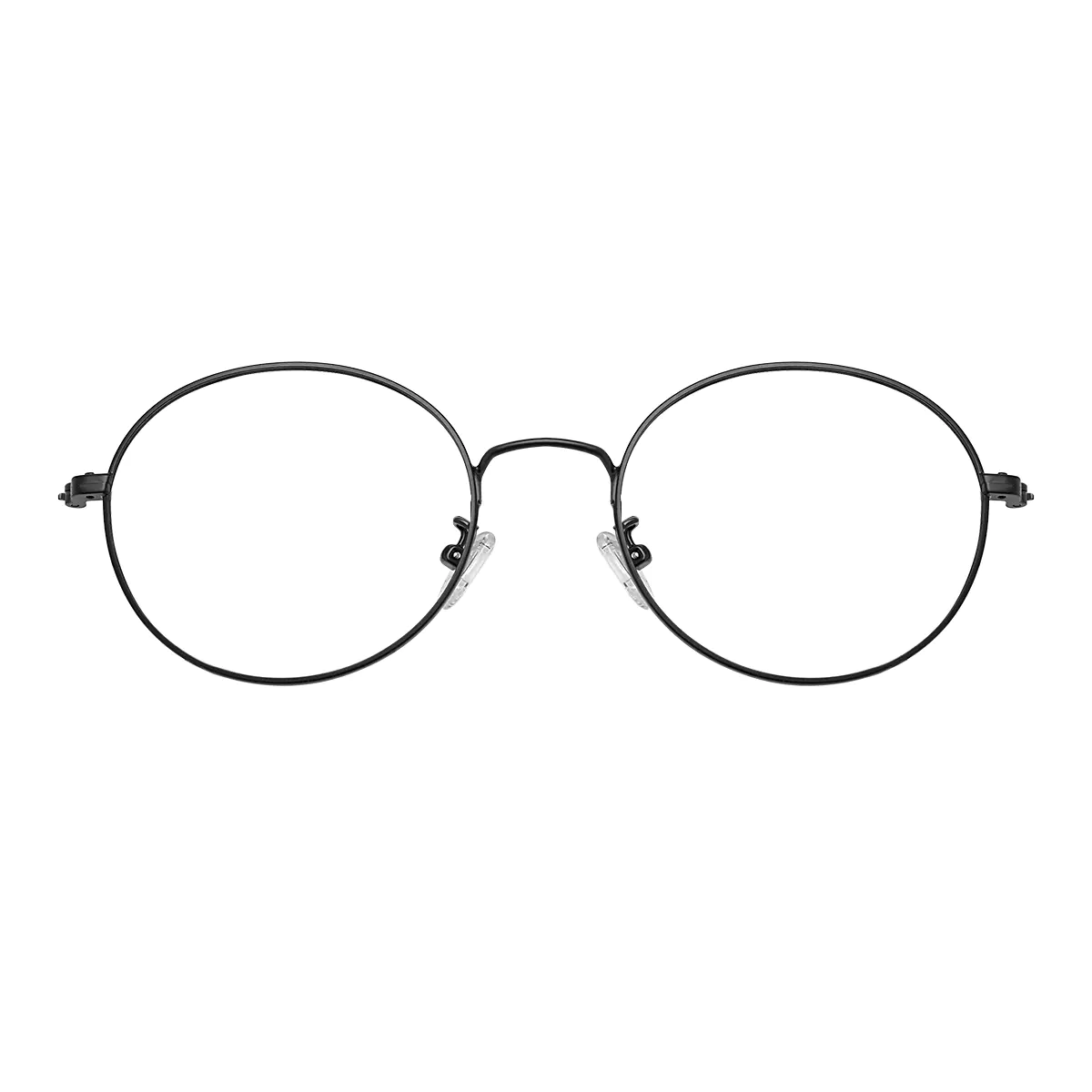Round Black Eyeglasses