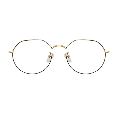 Geometric Black Eyeglasses