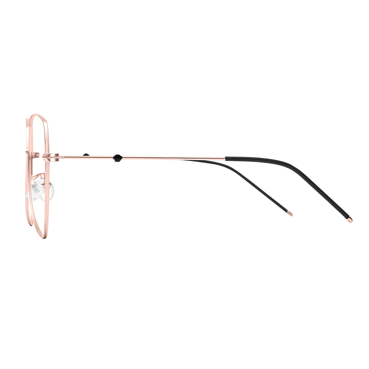 Geometric Rose Gold Eyeglasses