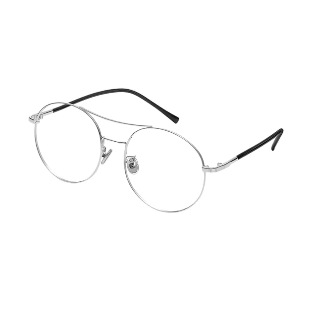 Aviator Silver Eyeglasses