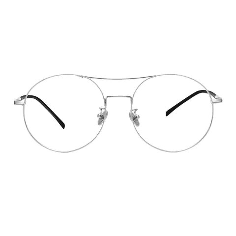Aviator Silver Eyeglasses