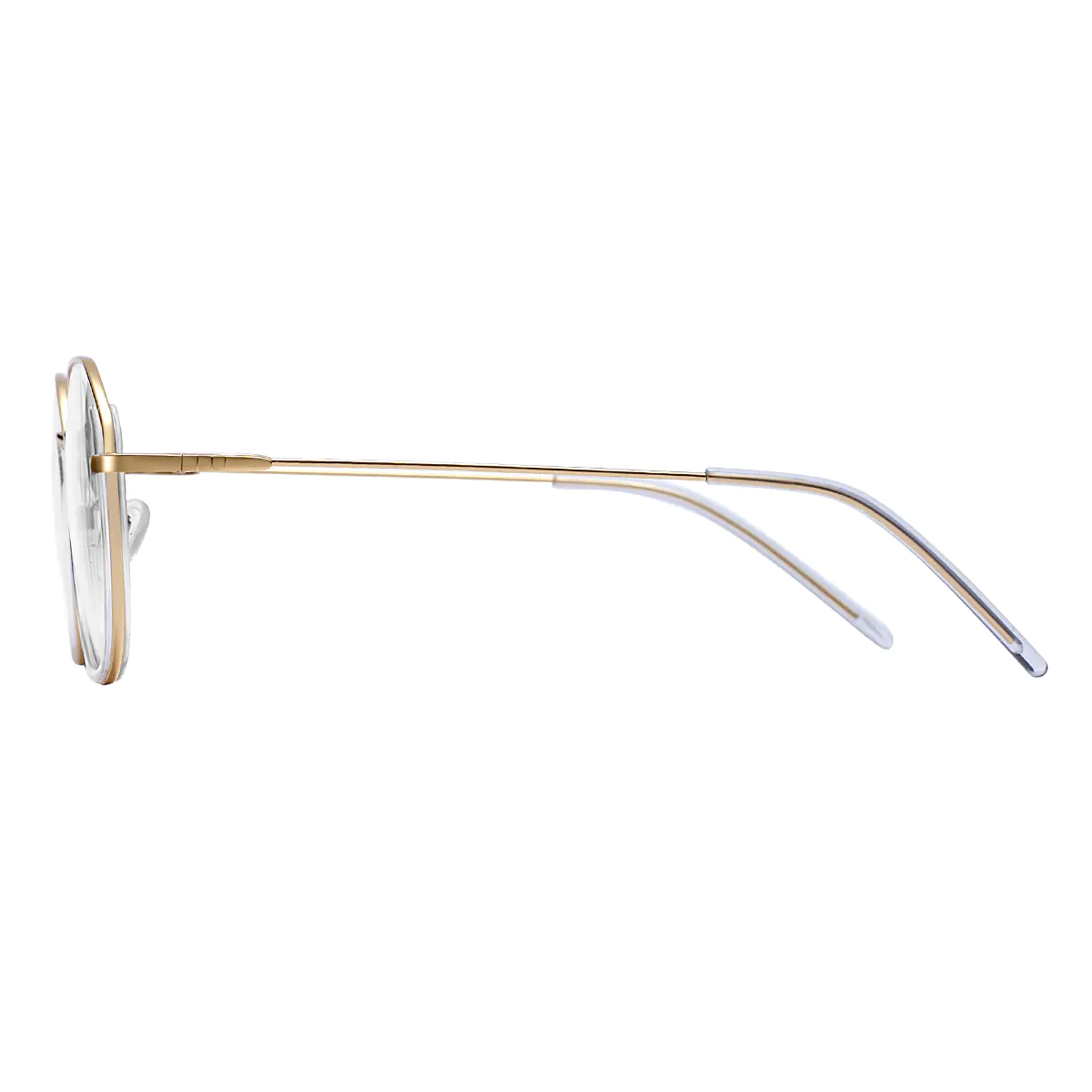 Round Gold Eyeglasses