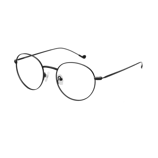 Oval Black Eyeglasses