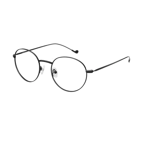 Oval Black Eyeglasses