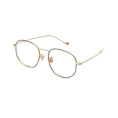 Rectangle Black/Gold Eyeglasses