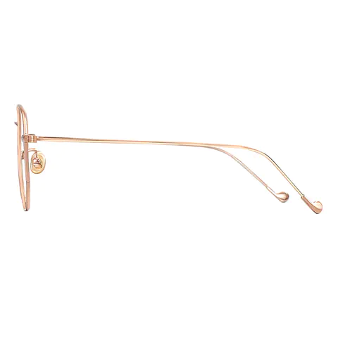 Rectangle Rose Gold Eyeglasses