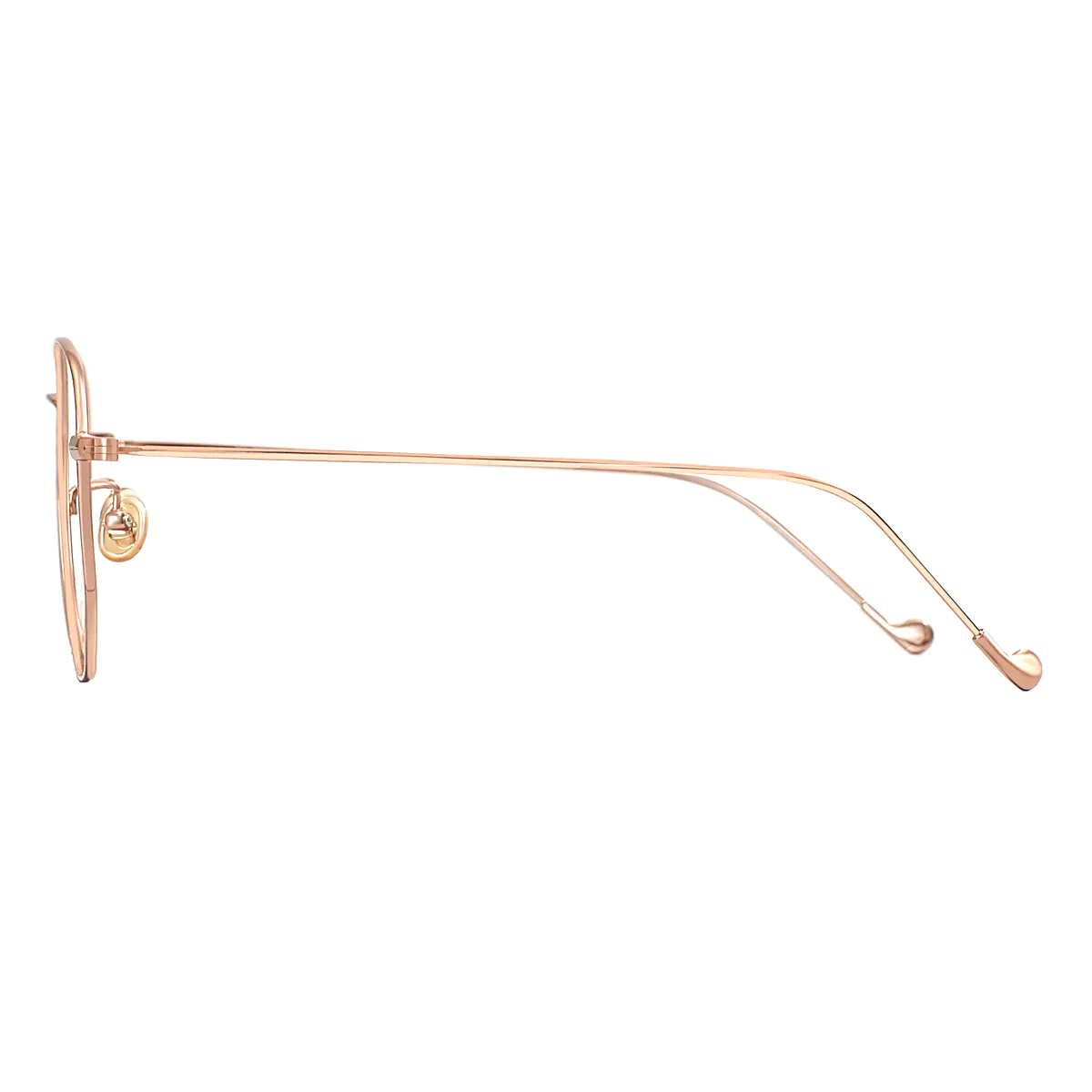 Rectangle Rose Gold Eyeglasses