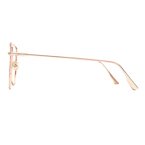 Geometric Rose Gold Eyeglasses