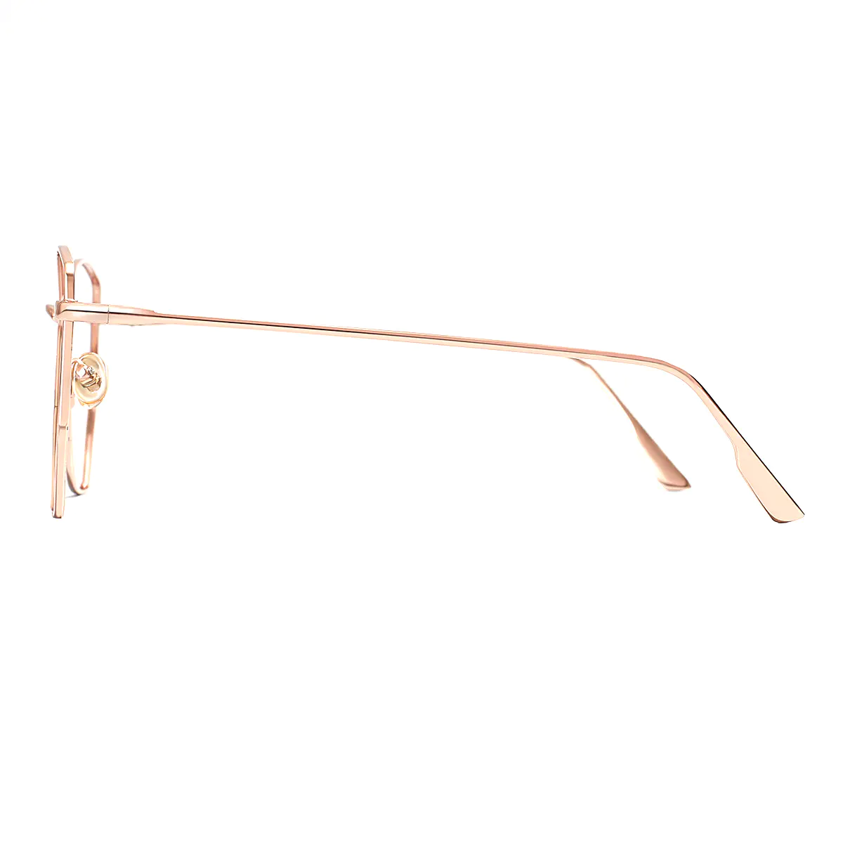 Geometric Rose Gold Eyeglasses