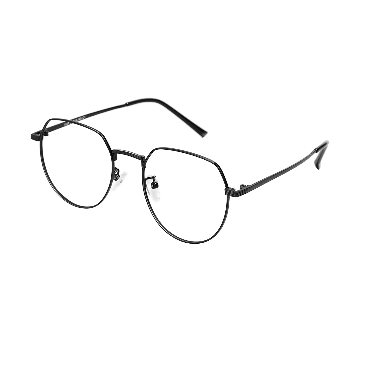 Oval Black Reading Glasses
