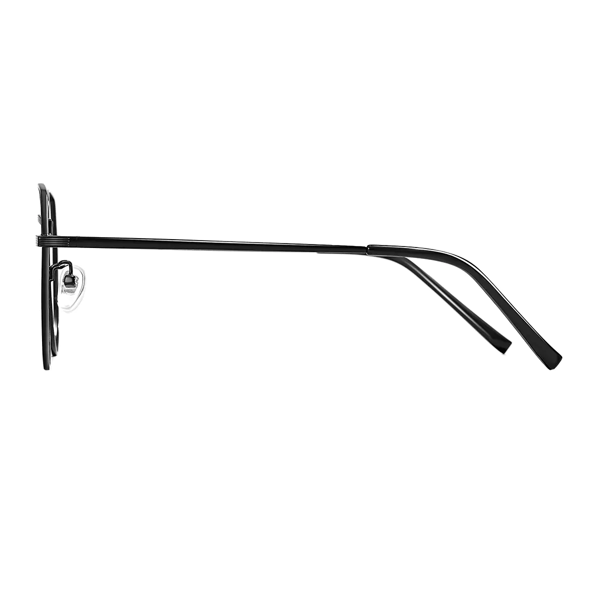 Oval Black Reading Glasses