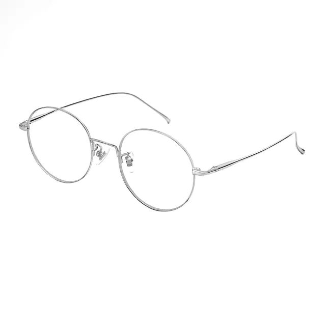 Round Silver Eyeglasses