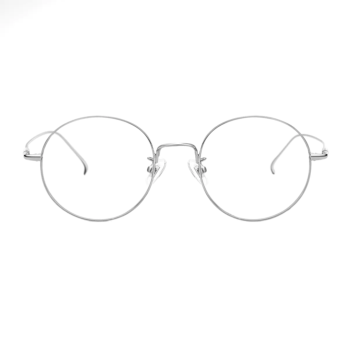 Round Silver Eyeglasses