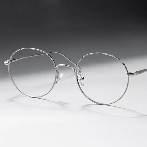 Round Silver Eyeglasses