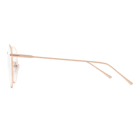 Aviator Rose Gold Eyeglasses