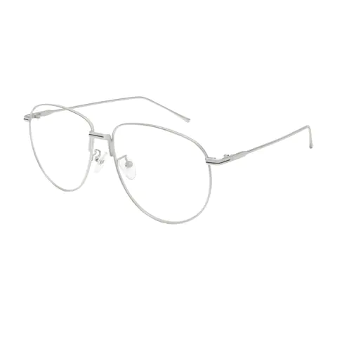 Aviator Silver Eyeglasses