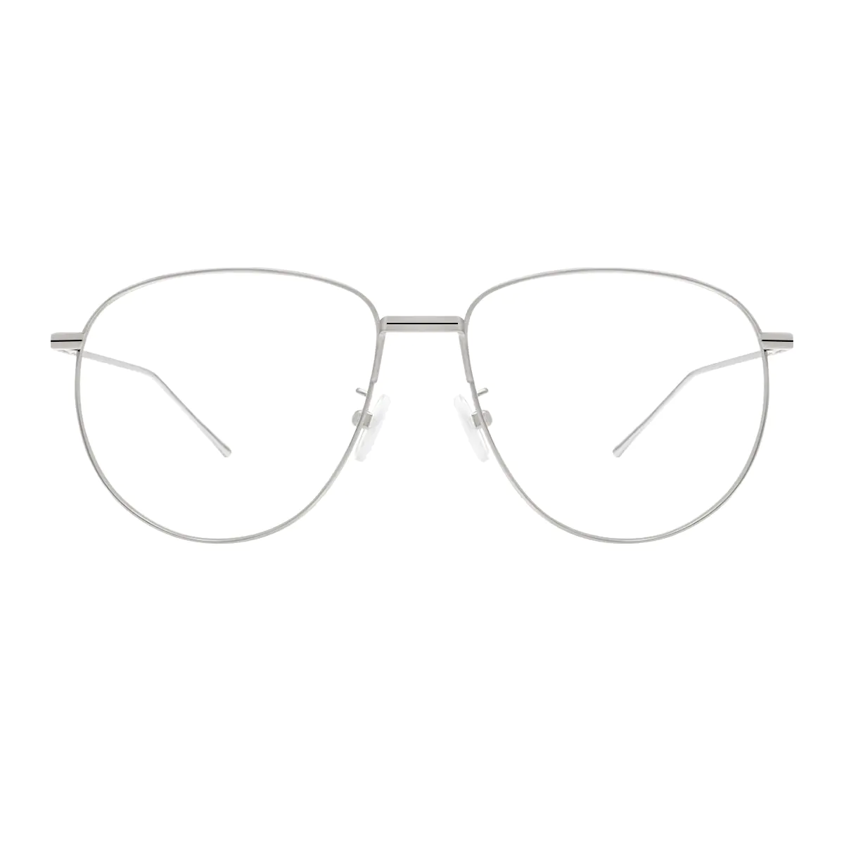 Aviator Silver Eyeglasses