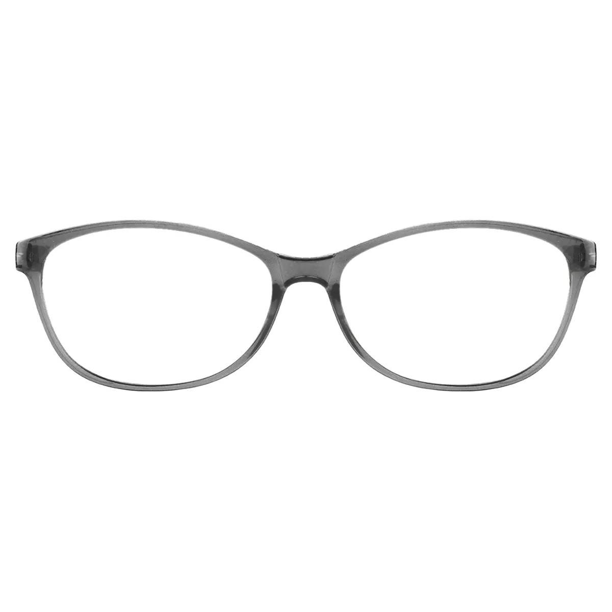 Oval Black Reading Glasses