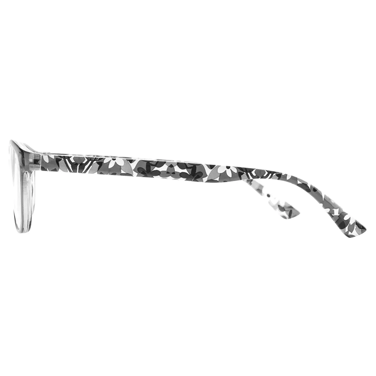 Oval Black Reading Glasses