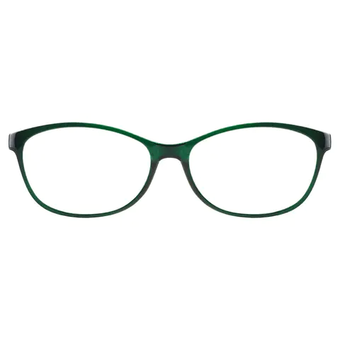 Oval Yellow Reading Glasses