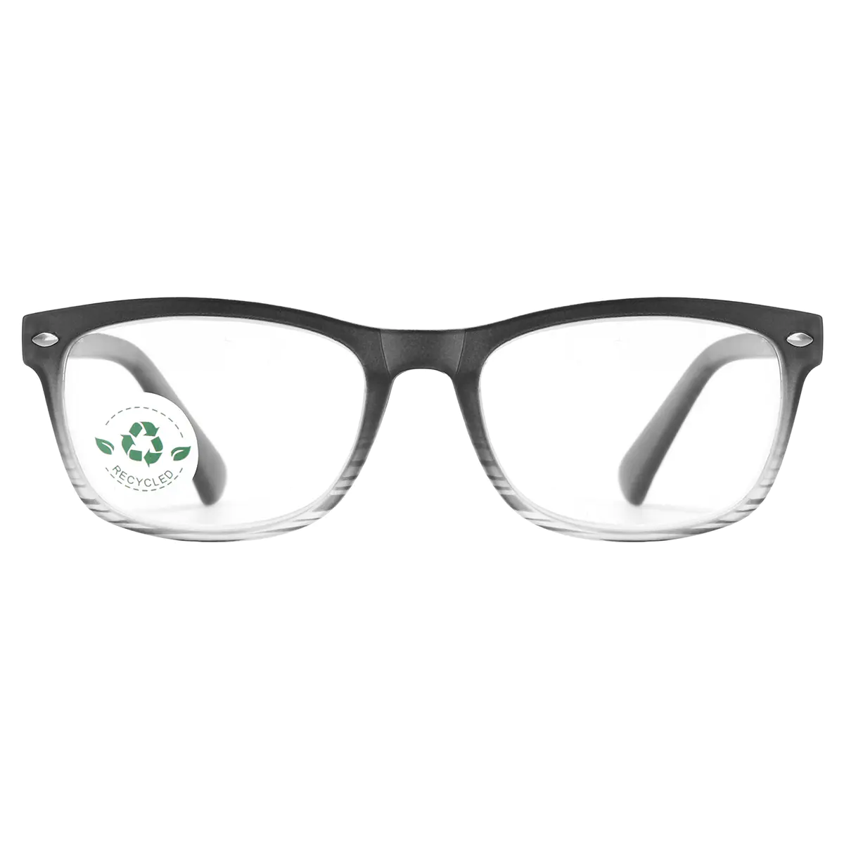 Square Black Reading Glasses